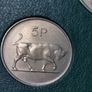 1971 coin set rainbow tones Image 5