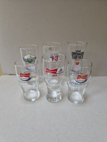 Pint Glasses X 6