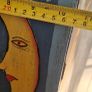 Vintage Folk Art Celestial Cabinet Image 9
