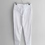 Pre Owned Marc Angelo White Cropped Trousers Image 4