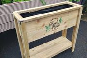 Rustic Herb Planter Raised Planter Flower Planter Raised Vegetable Planter