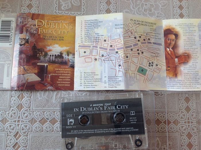 In Dublin's Fair City.   Cassette Tape.