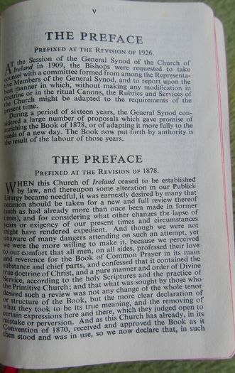 The Book of Common Prayer of the Church of Ireland