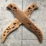 Vintage Thai Lanna Hand Carved Kalae Image 2