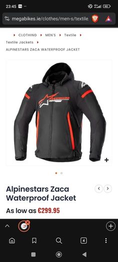 Alpinestars Waterproof Textile Jacket