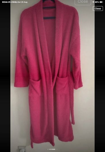 dressing robe bnwt size medium cerise pink skims dupe