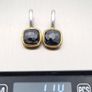 Y2k Italian Designer Sterling Silver Ti Sento Milano Faceted Crystal Earrings Image 9
