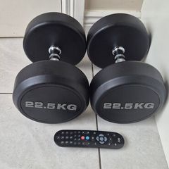 brand new 2x22.5kilo dumbbell weight set