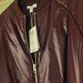 Topshop burgundy bomber jacket brand new Image 2