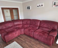 Corner recliner sofa