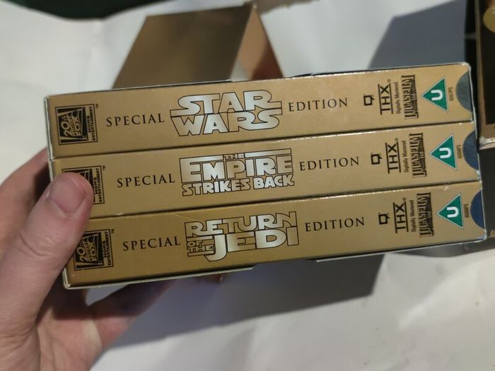 Star Wars Trilogy VHS Video Boxset 1997