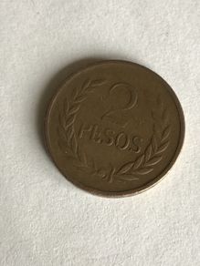 1977 Columbia coin - 2 Pesos