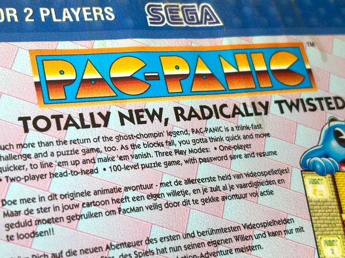 Pac-Panic for Sega Mega Drive - Boxed