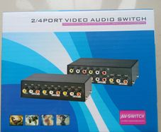 4 port analogue video & audio switch