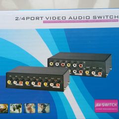 4 port analogue video & audio switch