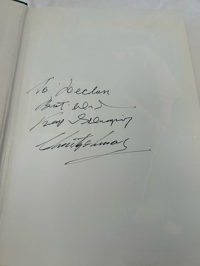 Christy O'Connor Snr SIGNED autobiography Golf Legend