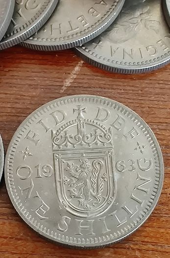 Scottish Shilling 1963 BUncirculated