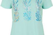 Bonmarche Pineapple placement print plus size T-shirt size UK24 EU52 Postage included