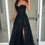 Black strapless corset ball gown / debs / Ty ball/ prom Image 3