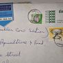 Stamps Mixed Lot on Envelopes See Pictures Image 3