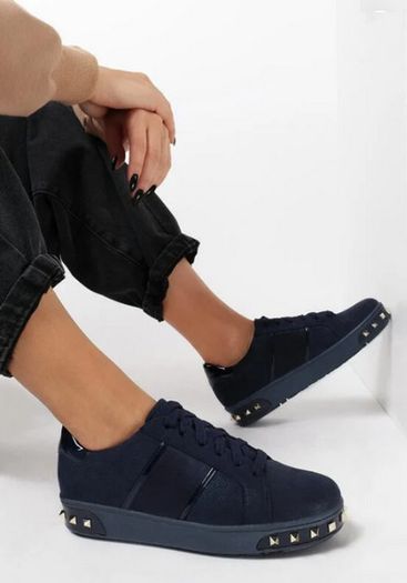 Fab Lace Up Shoes with Studs size 6