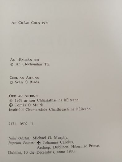 Ceol An Aifrinn : Mar A Chantar I Ngaeltacht Ch?il Aodha