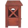 TV Cabinet Brown 120x30x40 cm Solid Mahogany Wood Image 5