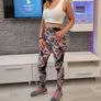 Leggins Women's Pants With Flowers Image 2