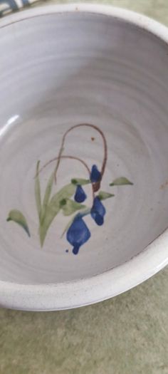 Judy Greene Pottery from Galway, Ireland, featuring a distinct floral breakfast bowl.