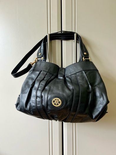 Risk London genuine leather handbag