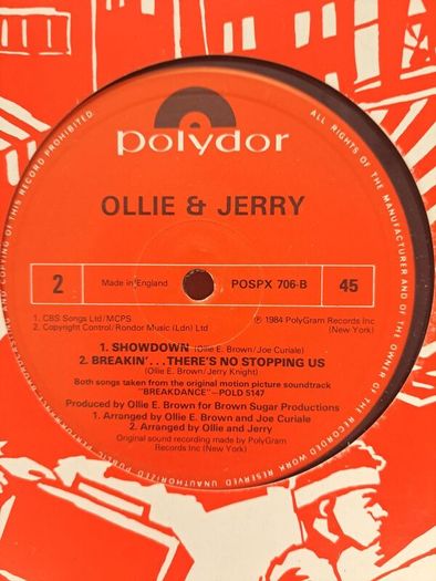 Firefox , Street People / Ollie & Jerry , Showdown - Breakin ... Aint no Stoppin Us 12 " 1984