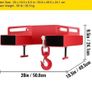 3 Ton Forklift Lifting Hook 6000 LBS/3000KG Capacity Lift Truck Fork Hoist Swivel Hook Mobile Crane Forklift Attachments Image 2