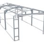 1220 Olympian Steel Car Garage. Image 3