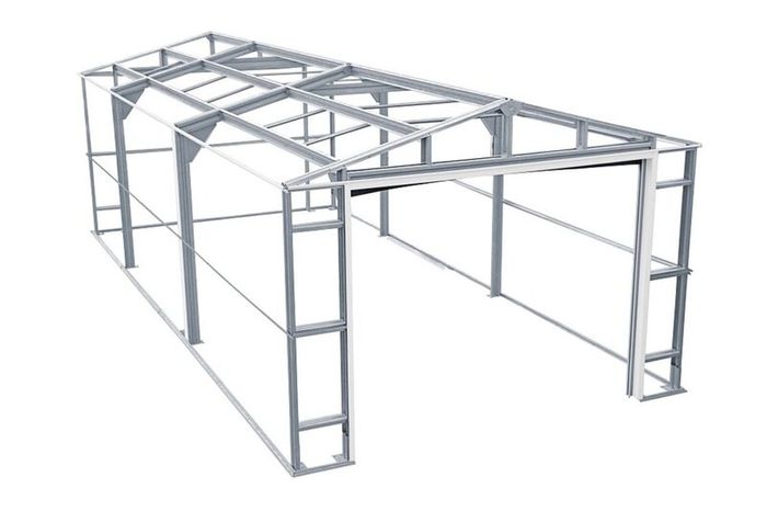 1220 Olympian Steel Car Garages