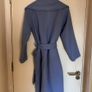 Blue ASOS coat Image 4