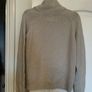Cedar Wood State Beige Cable Knit Funnel Neck Jumper Size M Image 3