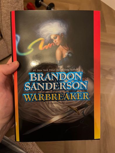 Warbreaker by Brandon Sanderson (hard cover)
