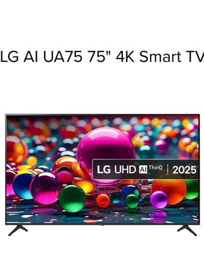 LG TV 75 inch 4K smart TV