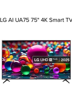 LG TV 75 inch 4K smart TV