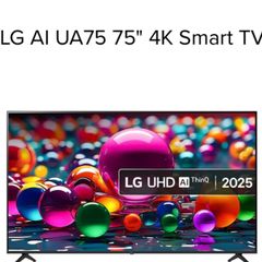 LG TV 75 inch 4K smart TV