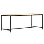 Dining Table 180x90x75 cm Solid Rough Mango Wood Image 7