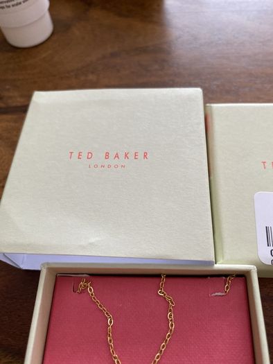 Ted Baker gold tone solitaire pendant