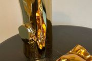 Polspotten Gold Log Porcelain Vase, Netherlands