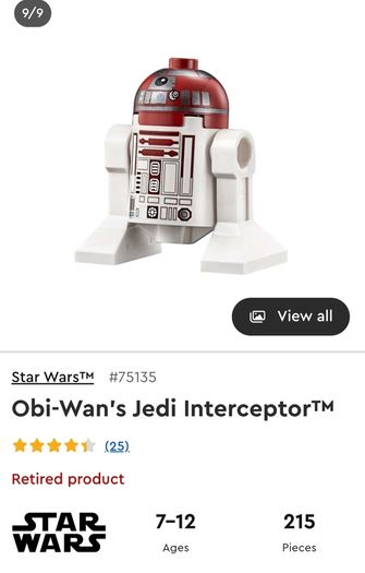90 Euro Each!! - Lego Star Wars - Retired Sets