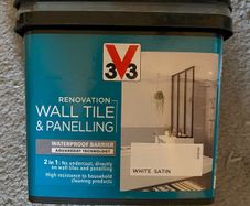 Wall tile & panelling white