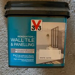 Wall tile & panelling white