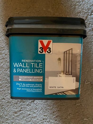 Wall tile & panelling white
