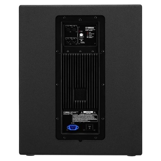 Yamaha DSR118 active subs pair with covers