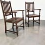 Antique Carver Chairs x 2 - Oak Image 6