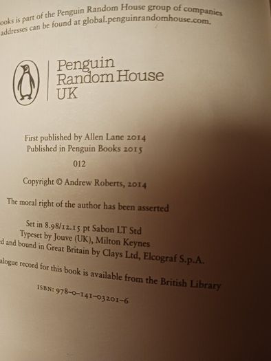 Napoleon the Great / Andrew Roberts / Penguin/ 2015